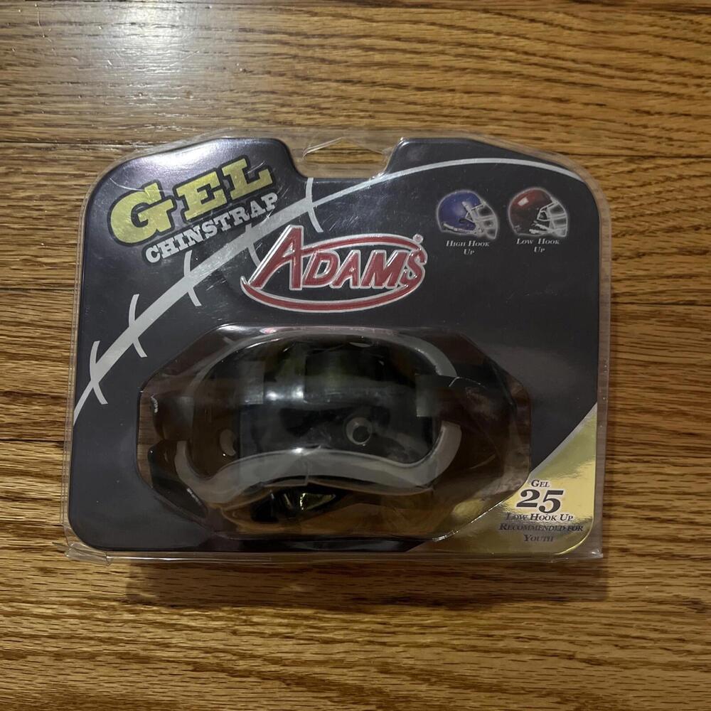 Adams Low Hook Up Gel 25 Youth Chin Strap Black GEL254S